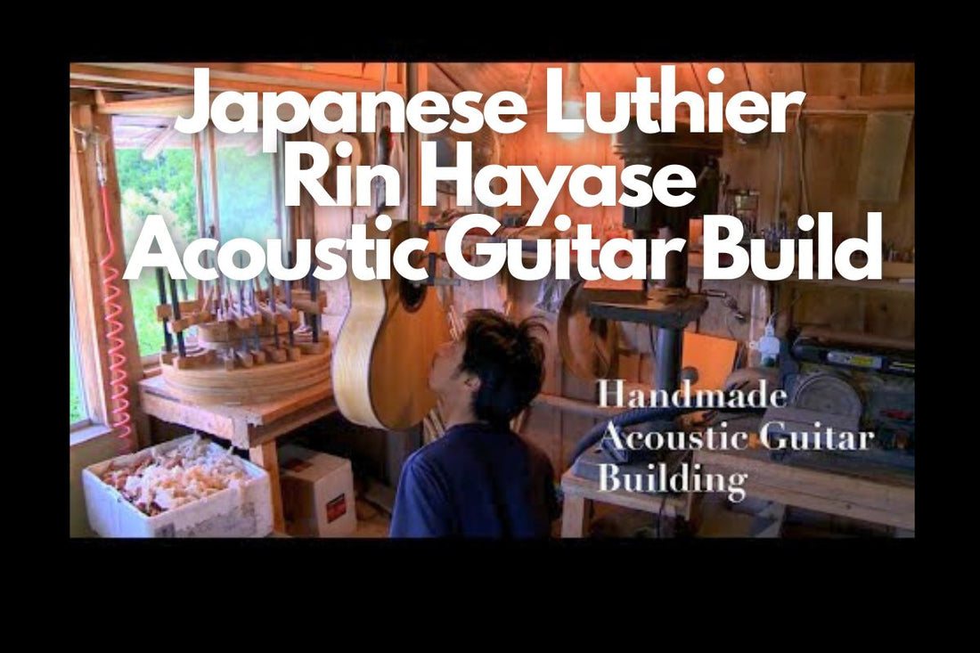 Japanese Luthier Rin Hayase Acoustic Guitar Building